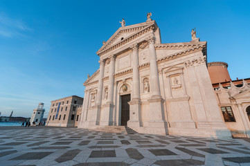Obraz premium Historical landmark San Giorgio Maggiore Church in Venice, Italy, Europe
