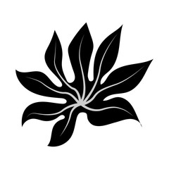 tropical leaf icon