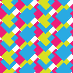 Colorful Geometric Pattern | Abstract Background Vector | Seamless Wallpaper For Interior Design