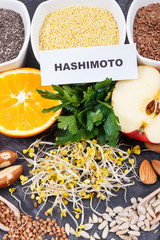 Best nutritious food for healthy thyroid. Natural eating containing vitamins