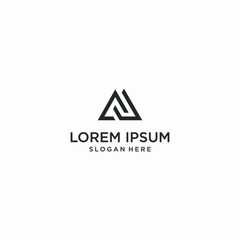 LOGO VECTOR WITH UNIQUE, INTERESTING AND MODERN FORM