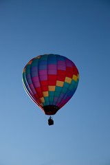 A beautiful morning for a balloon launch.