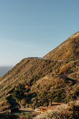 Coastal Cliff Road Portrait Orientation