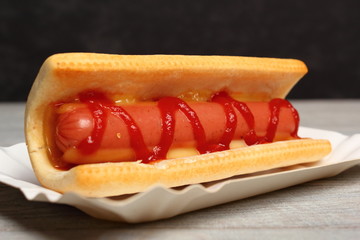 Hot Dog with Ketchup
