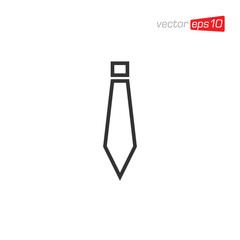 Necktie Icon Logo Design Vector