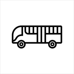 Bus Icon, Transport Automobile