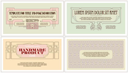 Happy holiday. Template flyer, invitations or greeting cards.