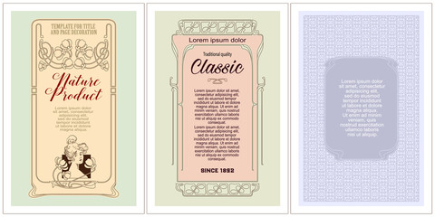 Happy holiday. Template flyer, invitations or greeting cards.