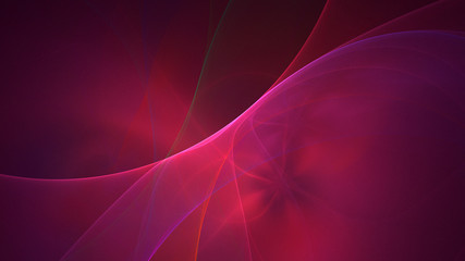 3D rendering abstract colorful fractal light background