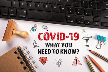 COVID-19. What You Need To Know. Information, instructions on what to do in an emergency