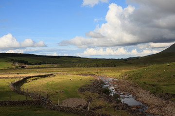 Connemara (Ireland), - July 20, 2016: Connemara landscape, Co. Galway, Ireland