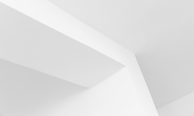 Abstract white minimalist interior photo background