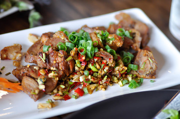 grilled pork or roasted pork