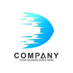 play arrow logo, fast motion vector, delivery service icon, speed arrow, travel and transportation symbol, media tech logo design, abstract arrow business logo template