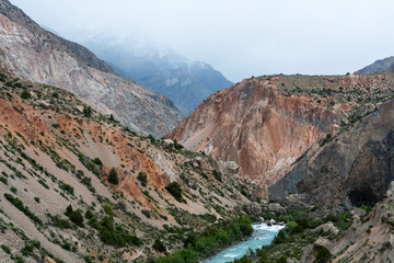 Mountain River Iskanderkul Tadzjikistan