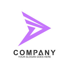 simple arrow logo, fast motion vector, delivery service icon, speed arrow, travel and transportation symbol, media tech logo design, abstract arrow business logo template