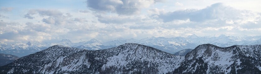 Panorama Veitsberg, Thalerjoch und Co.