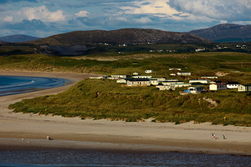 Portnoo (Ireland), - July 25, 2016: View of Narin Beach, Co. Donegal, Ireland