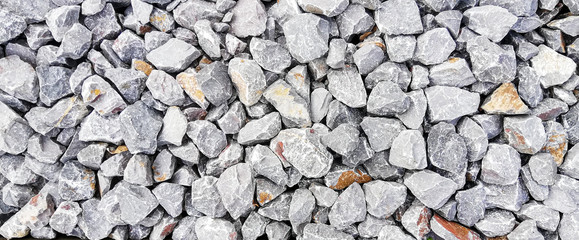 texture of gravel stones on ground
