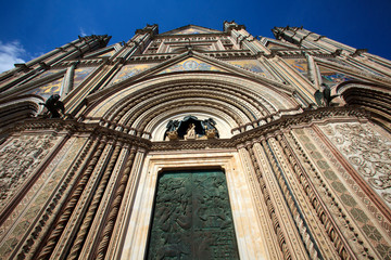 Orvieto (TR), Italy - May 10, 2016: The Orvieto cathedral, Terni, Umbria, Italy