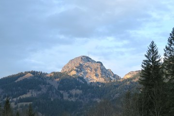 Wendelstein in Abendsonne