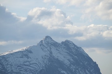 Der Guffert in den Wolken
