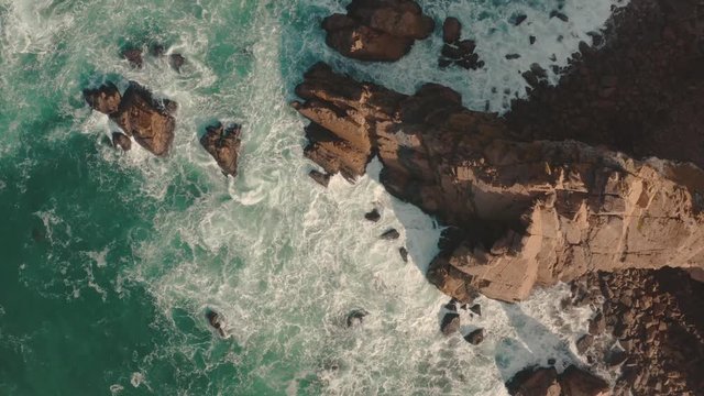 Aerial view of Odeceixe in Portugal
