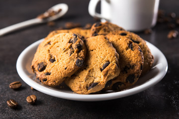 Sweet chocolate chip cookies