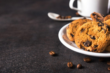 Sweet chocolate chip cookies