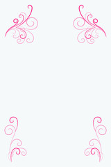 Retro vintage style illustration. Luxury decoration design. Floral background. Wedding floral decoration. 
