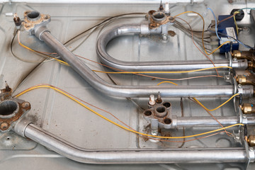 stove maintenance, under  the forniture