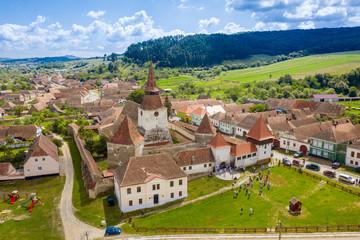 The biggest fortified church in central Transylvania, Romania, the Archita fortified saxon church
