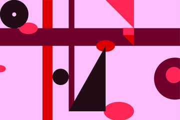 Vector abstract graphic design. Creative geometric wallpaper.