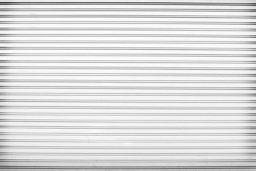 Rolling steel door texture or roller shutter door line seamless patterns  , white grey blank background