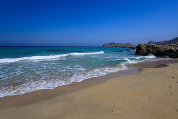 Fototapeta na wymiar spiaggia di Falasarna, Creta