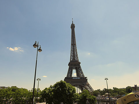 Far View of Eiffel Tower