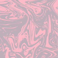 Marble Texture Vector Pink Liquid Paint Background. Fluid Paint Suminagashi Modern Pattern for Ice Cream, Cosmetics Ads, Stone Granite Design. Hipster Stone Marble Texture, Cool Neon Painting Splashes