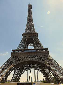 View of Eiffel Tower from its Base