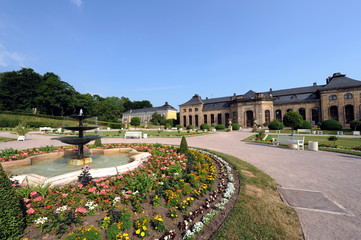 Gotha, Schlossgarten mit Orangerie