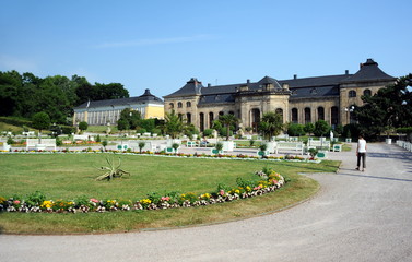 Gotha, Schlossgarten mit Orangerie