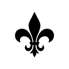 fleur de lis - ornament icon vector design template