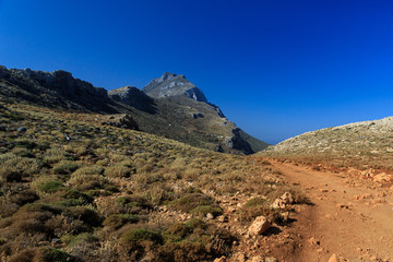 sentiero verso la laguna di Balos, Creta