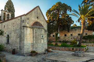 Fototapeta na wymiar Beautiful Cretan Monasteries
