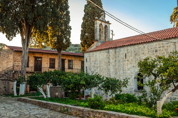 Fototapeta na wymiar Beautiful Cretan Monasteries