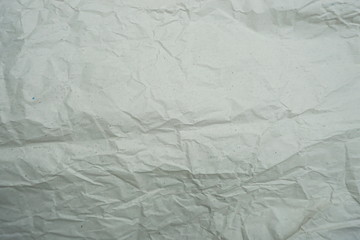 White crumpled paper empty background