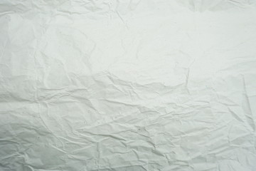 White crumpled paper empty background