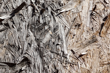 old wood background with panel . in bad condition