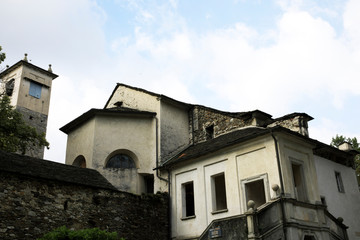 Fototapeta na wymiar Orta San Giulio (NO), Italy - September 02, 2019: Sacro Monte Calvario, Orta, Novara, Piedmont, Italy
