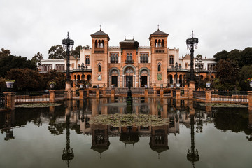 Naklejka premium Old building in Seville, Spain 