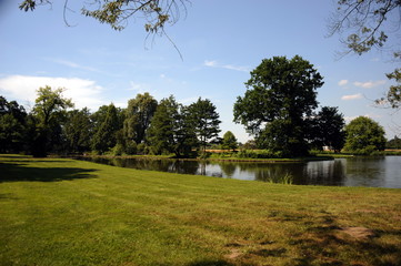 Obraz premium Wörlitzer Park an der Elbe